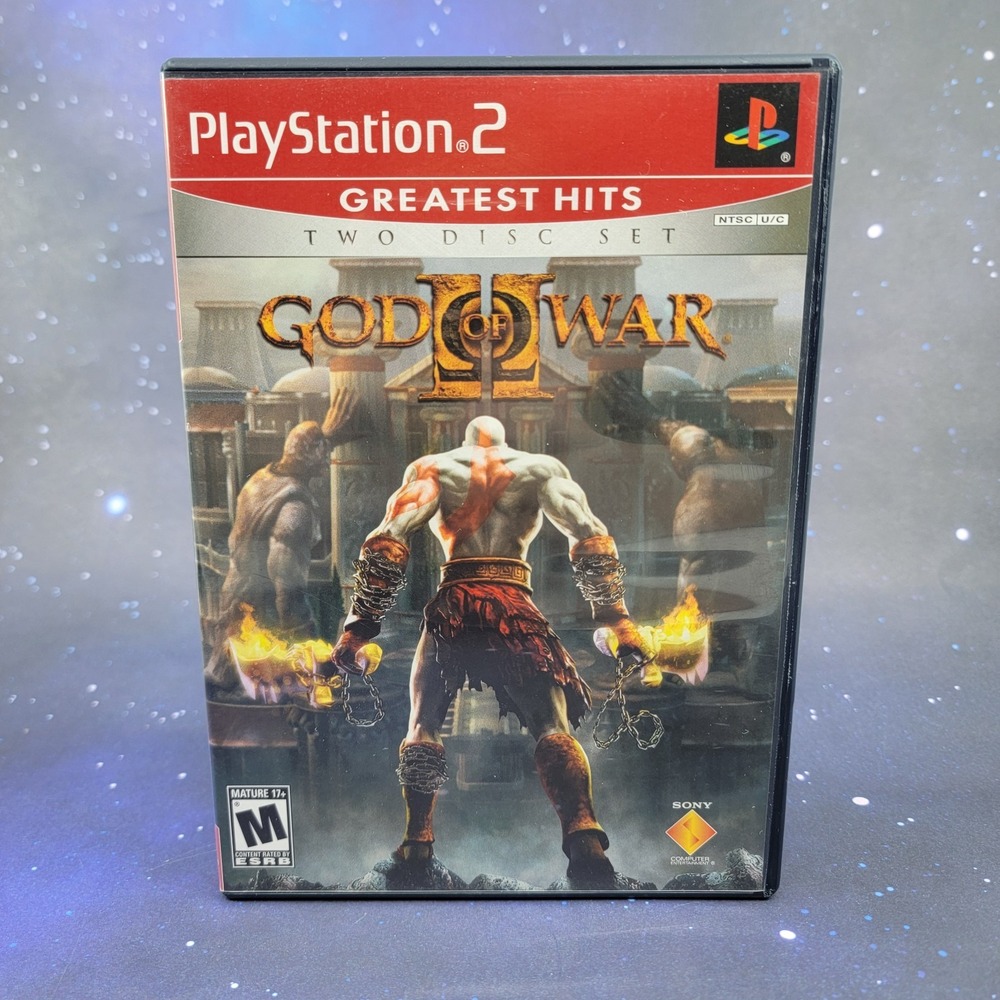 God of War II 2 (Sony PlayStation 2) PS2 Video Game CIB Complete Two Disc Set